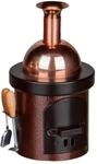 Crottendorfer R&auml;ucherofen (Braukessel) in Braun, Hammerschlag 