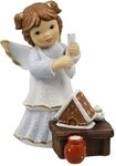 Goebel Engelfigur S&uuml;&szlig;es Knusperh&auml;uschen - Weihnachtsb&auml;ckerei Nina & Marco