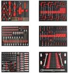 TRUTZHOLM Profi Werkstattwagen Schaum Einlagen Werkzeugeinlagen 520x400mm...