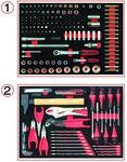 Modulo - Ks Tools - 714.0184 - Set Di Utensili Con 2 Cassetti - Per Carrello - 184