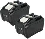 EXTENSILO 2X Akku kompatibel mit Makita 40V MAX XGT | DF001G, CF001G, GA013G,...