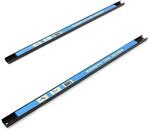 Wiltec Magnetleiste 2er Set 61cm Werkzeughalter aus Stahl Schiene als...
