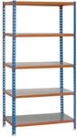PROREGAL Metallregal Big Metal Shark mit Metallb&ouml;den | HxBxT 200x120x40cm|...