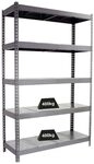 PROREGAL Schwerlastregal Metal Beast Five | HxBxT 200x240x60cm | Fachlast 400kg 
