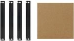 shelfplaza&reg; BLACK Komplettes Fachboden-Set f&uuml;r Steckregale 60x60 cm in