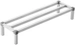VEVOR Aluminium-Stauregal, 48 x 14 Zoll gro&szlig;es kommerzielles Bodenregal f&uuml;r