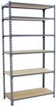 PROREGAL Schwerlastregal Giant MULI | HxBxT 250x100x40cm | 6 Fachb&ouml;den |...