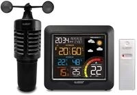 La Crosse Technology - WS6861 Farbwetterstation mit Windmesser - Schwarz