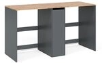 Vicco Waschmaschinenschrank Viktor, Anthrazit, 159.8 x 88.2 cm | mit 3 F&auml;chern