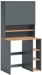 Vicco Waschmaschinenschrank Viktor, Anthrazit/Eiche, 93.6 x 88.2 cm | 2 Teile...