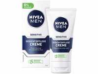 NIVEA MEN Sensitive Gesichtspflege Creme im 1er Pack (75 ml), Feuchtigkeitscreme für