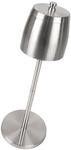Relaxdays Standaschenbecher, h&ouml;henverstellbar 36-68 cm, Edelstahl, silber 