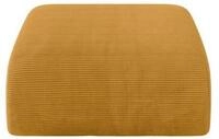ALTDECOR Pouf Wohnzimmer Sitzhocker MIRA-PUF 91x89x40 Senfgelb | Sitzsack Cord