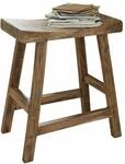 Loberon Hocker Nael, | Wiederaufbereitetes Teakholz, Mit sch&ouml;ner Patina, Jeder