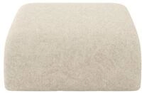ALTDECOR Pouf Wohnzimmer Sitzhocker MIRA-PUF 91x89x40 Creme | Sitzsack Cord...