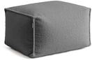 mokebo Pouf Boucl&eacute; 'Block' Hocker Sitzpouf schwarz Kissen Made in Germany | aus