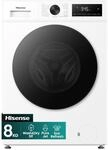 Hisense WD1I8042BWP2 Waschtrockner, 8 Kg, 1400 U/Min, 15 Programme,