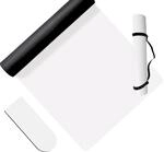 Relaxdays Yogamatte, 5 mm dick, 68 x 183 cm, Farbwahl | mit Tragegurt, rutschfest,