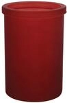 Spirella Zahnputzbecher Zahnb&uuml;rstenhalter Yoko 7,5x10,5 cm Glas Rot