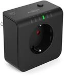 Ansmann Zeitschaltuhr - Countdown Steckdose AES1.4 Schwarz, 3680 W 