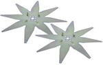 vhbw 2x Ersatz-Messer (8-Stern) Ersatz f&uuml;r Zucchetti 200Z05100A | LIZARD f&uuml;r