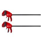 Einhell 2-tlg. Einhandzwingen, 600 mm | Schnelll&ouml;segriff | 600-mm-Spannweite 