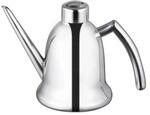 Weis Essig-/&Ouml;lkanne Mini 150 ml aus Edelstahl in der Farbe Silber, Ma&szlig;e: 7x12,5x