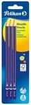 Pelikan 807418 Bleistifte in 2B/B/HB, auf Blisterkarte, Violett, 3 St&uuml;ck (1er Pack)