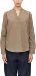 s.Oliver Damen Bluse &ndash; Cord, Regular Fit, Langarm, V-Ausschnitt