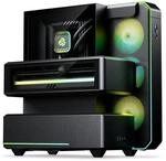 Phanteks EX5 Gaming-PC-Geh&auml;use, ATX-Mid-Tower mit Airflow-Design, Schwarz 