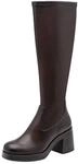 Tamaris Damen Long Boots Synthetik | 1-25526-45 &ndash; Rei&szlig;verschluss, TOUCH-IT