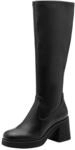 Tamaris Damen Long Boots Synthetik | 1-25526-45 &ndash; Rei&szlig;verschluss, TOUCH-IT