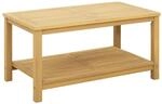 vidaXL Beistelltisch &Ouml;l-Natur 90 x 50 x 45 cm Massivholz Akazie