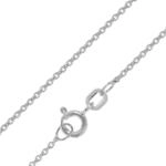 trendor Kette f&uuml;r Anh&auml;nger 925 Silber rhodiniert Ankerkette 1,3 mm 21836 