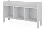 Vitalispa Kinder Sitzbank "Ajaton", Wei&szlig; 107.2 x 63.8 cm | mit Spielzeugregal...