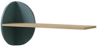 Mirjan24 Wandregal Isenat MD17 (Marineblau) | H&auml;ngeregal mit runder R&uuml;ckwand...