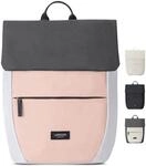 LARKSON Rucksack Damen Klein Beige Rosa &ndash; Ronja | Moderner Tagesrucksack mit