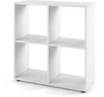 Vicco Raumteiler Tetra, Wei&szlig;, 72.6 x 72 cm | zur Aufbewahrung und...
