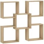 vidaXL Wandregal Sonoma-Eiche 99,5 x 17 x 91 cm Holzwerkstoff | Dieses...
