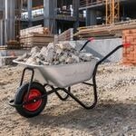 MAXCRAFT Schubkarre 250 kg 100 L Bauschubkarre Gartenschubkarre Transportkarre