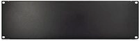 INTERTECH IPC 19 IN BLIND Plate Black 3U