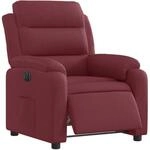 vidaXL Relaxsessel Elektrisch Weinrot Stoff