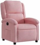 vidaXL Relaxsessel Rosa Samt