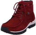 Wolky Stiefelette Jump 0472511-553, Antique Nubukleder, Rot - Cherry Red,...