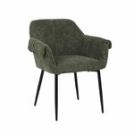 Home Deluxe Esszimmerstuhl CHENO &ndash; Gr&uuml;n, Chenille (7er Set) | Bequemer