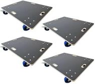 PROREGAL Profi Transportroller Hercules 80x60 cm Schwerlast bis 800 kg 4...