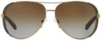 Michael Kors Damen Chelsea MK5004 Sonnenbrille, Braun (gold/braun-braun verlauf
