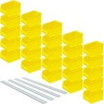 BRB 25 Sichtlagerboxen Profi LB4, gelb, Inhalt 2,9 Liter, LxBxH 235x145x125 mm,...