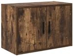 vidaXL Garagen-Wandschrank R&auml;uchereiche Holzwerkstoff