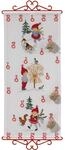Eva Rosenstand Wandbehang Kreuzstich Set Adventskalender Z&auml;hlmuster, Multifarbig